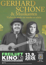 Filmplakat Gerhard Schöne und Musikanten: Vielleicht wird´s nie wieder so schön