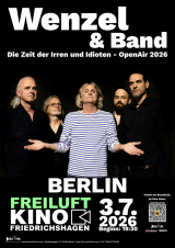 Filmplakat Wenzel und Band - ´Zeit der Irren und Idioten´