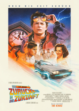 Filmplakat Zurück in die Zukunft (40-Jähriges jubiläum)