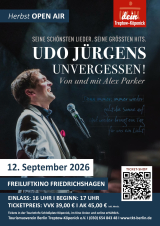 Filmplakat Udo Jürgens: Unvergessen - von und mit Alex Parker