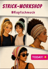 Filmplakat Strick-Workshop für FORTGESCHRITTENE mit Choo Knitwear