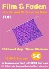 Filmplakat Strick-Workshop für ERFAHRENE mit Choo Knitwear
