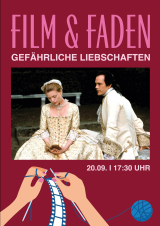 Filmplakat Strickkino: Gefährliche Liebschaften