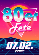 Filmplakat 80er Fete - 2 floors