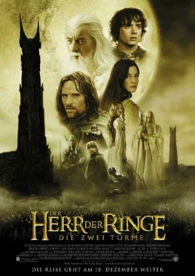 The Lord of the Rings: The two Towers (2002) – film poster